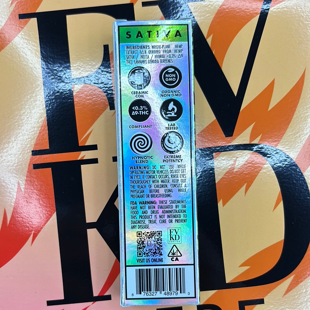 Fvkd exotics cannalope haze, 3.5G sativa Diamond sauce