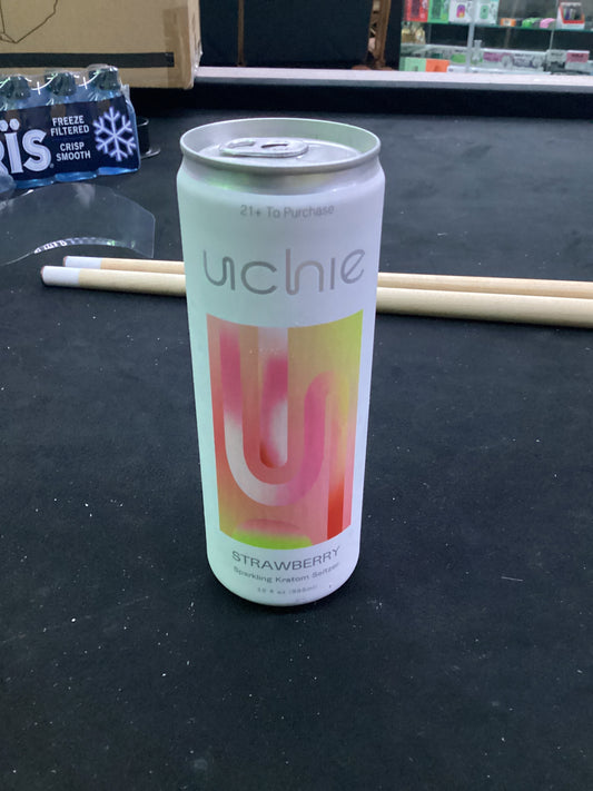 Uchie sparking kratom seltzer strawberry