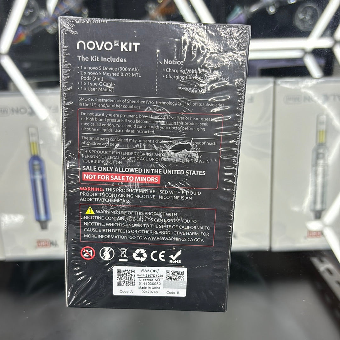 Smok novo 5 kit fluid 7 color