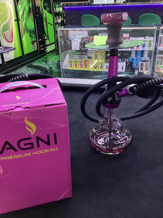 Agni hookah little man-purple