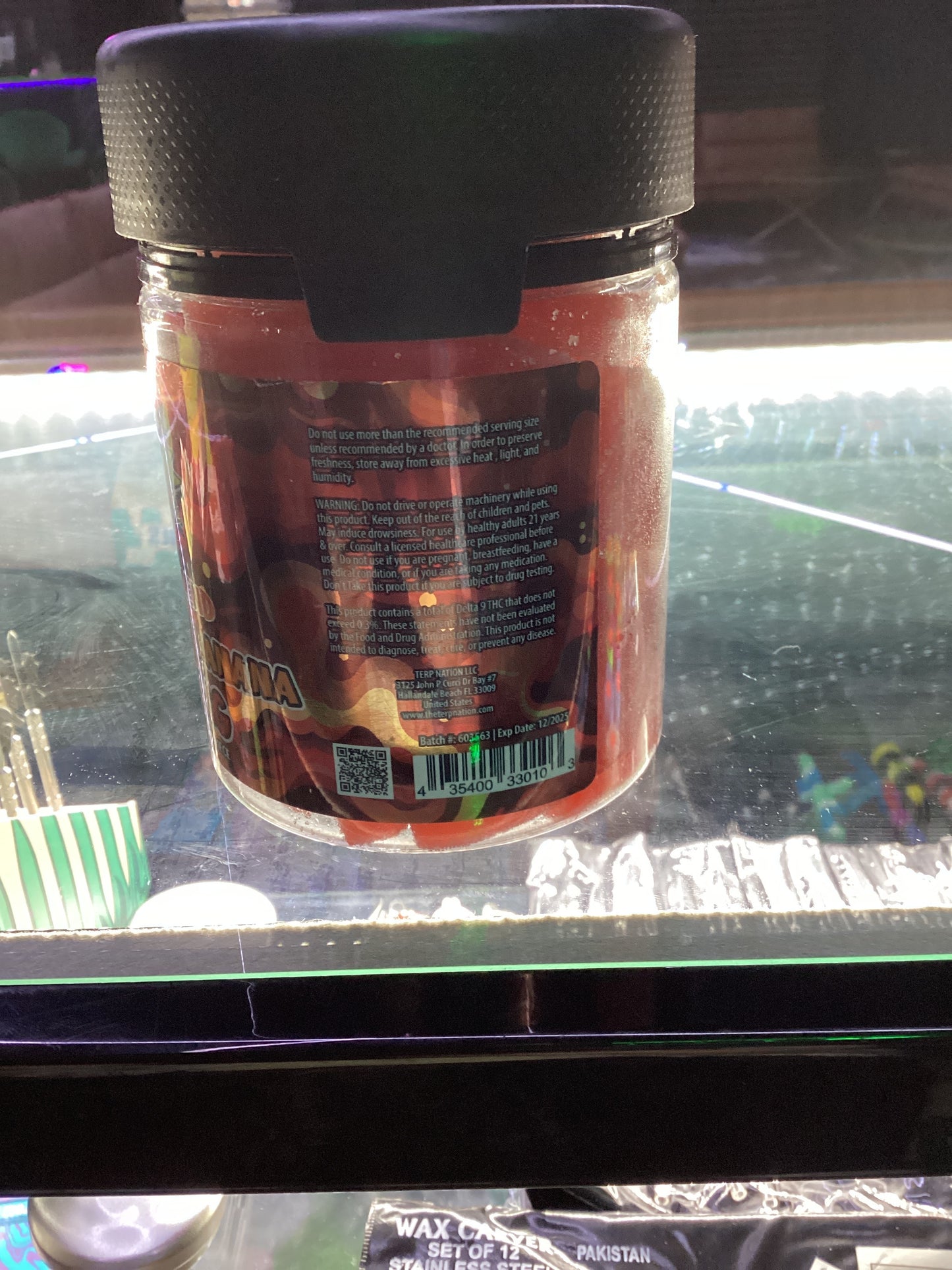 Smack’d gummies exotic blend strawberry banana 50,000mg 50ct