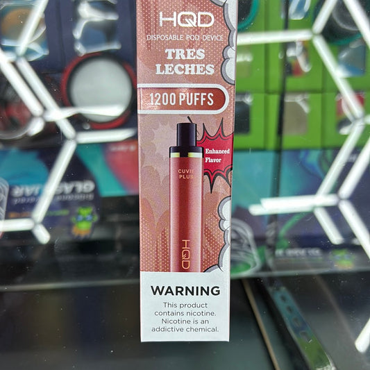 HQD tres leches 1200 puffs curvie plus