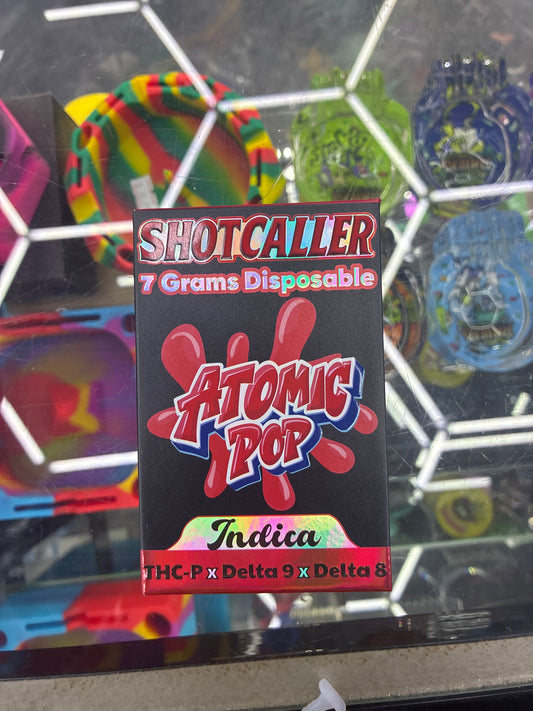 SHOTCALLER 7g dispo atomic pop indica