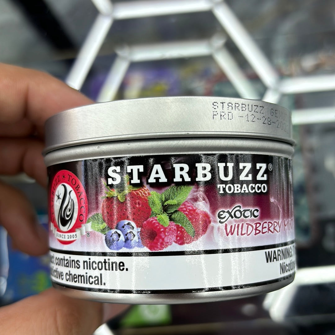 Starbuzz tobacco exotic wild berry mint 100g