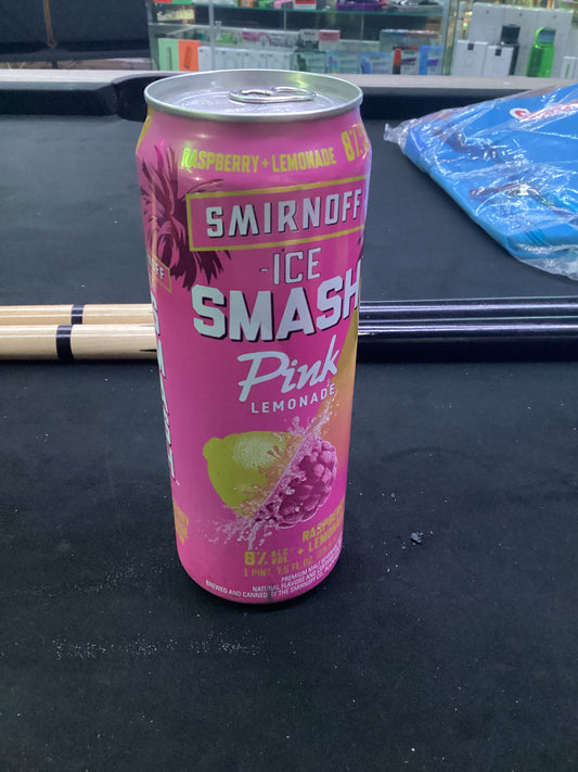 Smirnoff ice smash pink lemonade 23.5oz