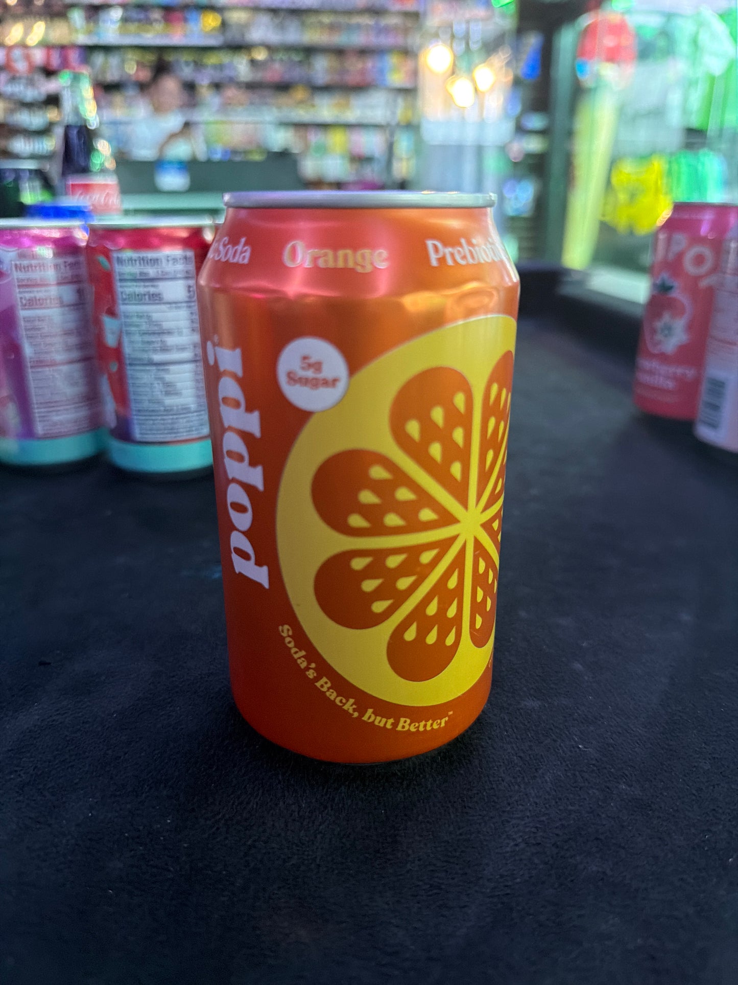 Poppi orange prebiotic soda