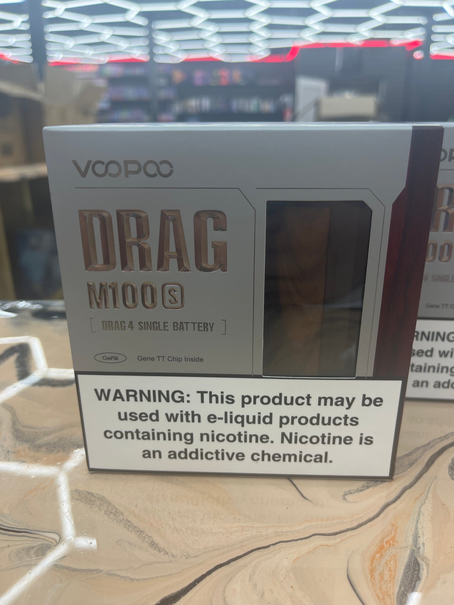 VooPoo DRAG M100S Black & Darkwood
