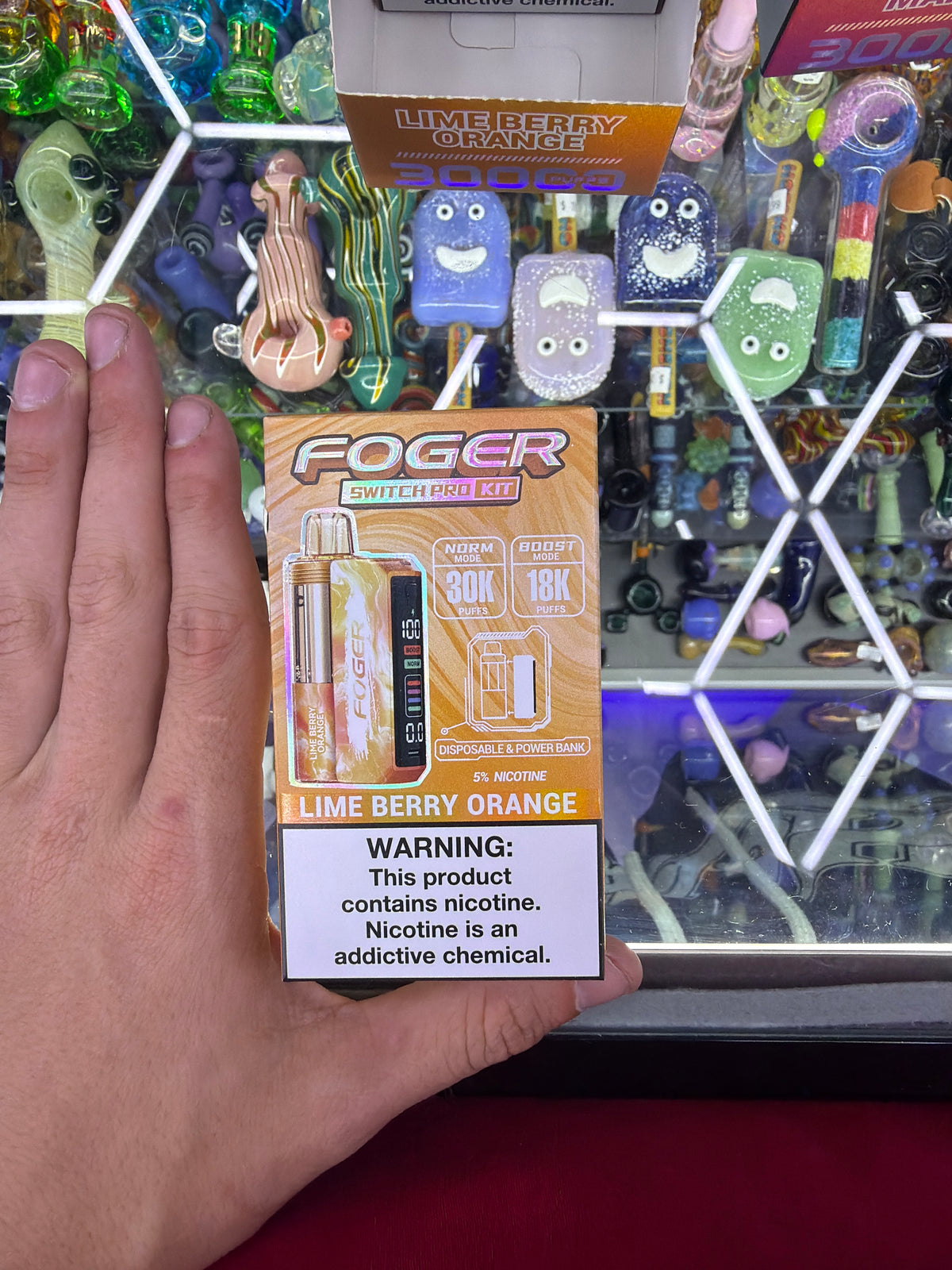 Fogger switch pod kit 30k lime berry orange
