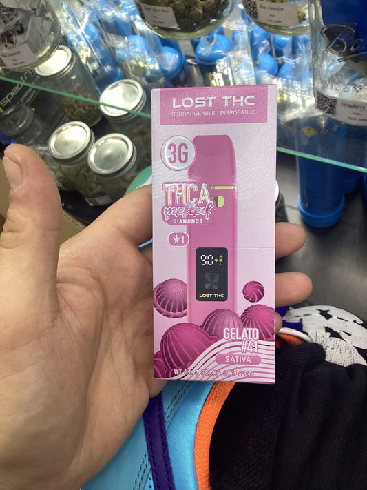 Lost thc melted diamonds 3g gelato #41 sativa