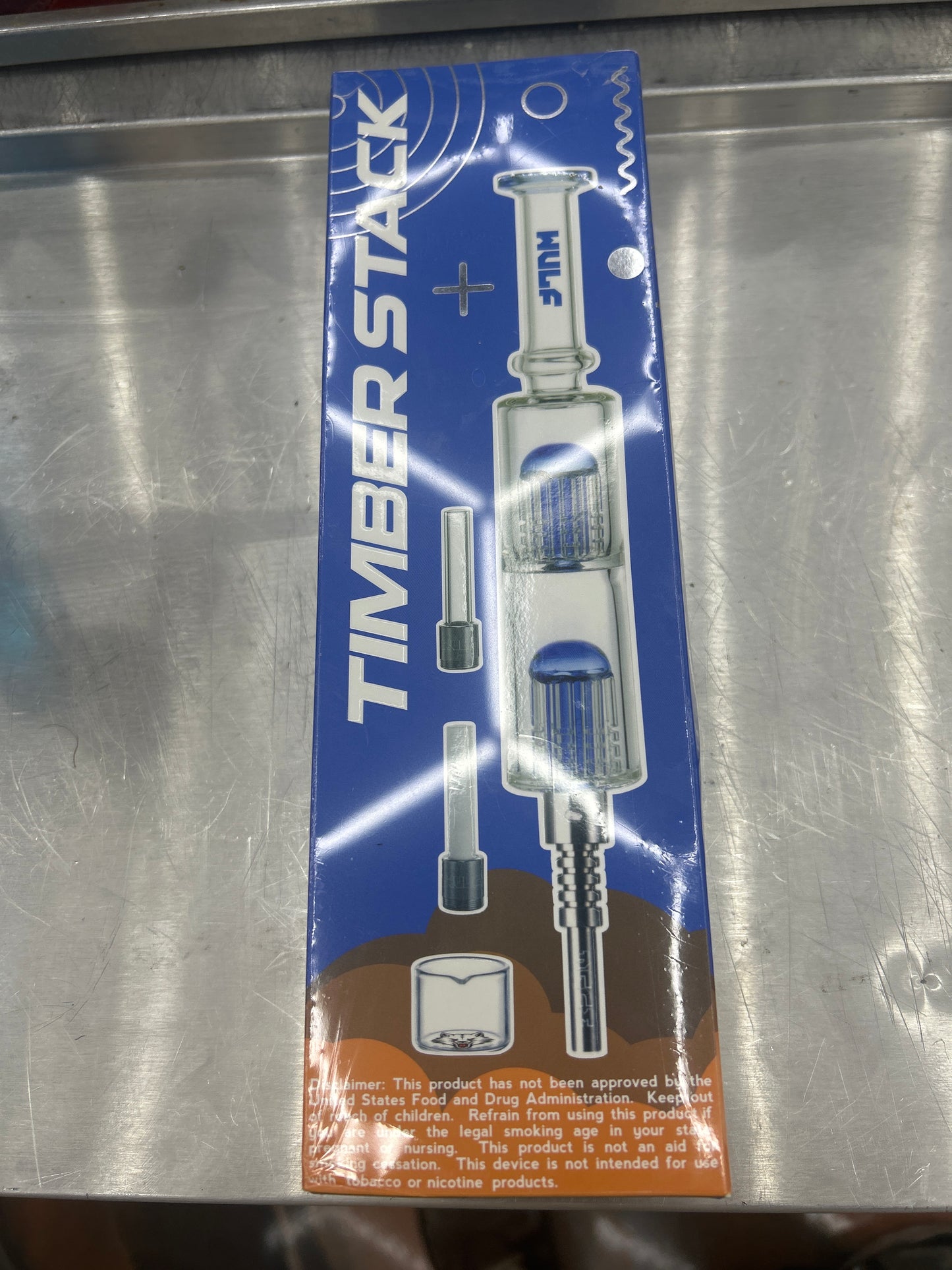 Wulf timber stack water filtering nectar collector blue