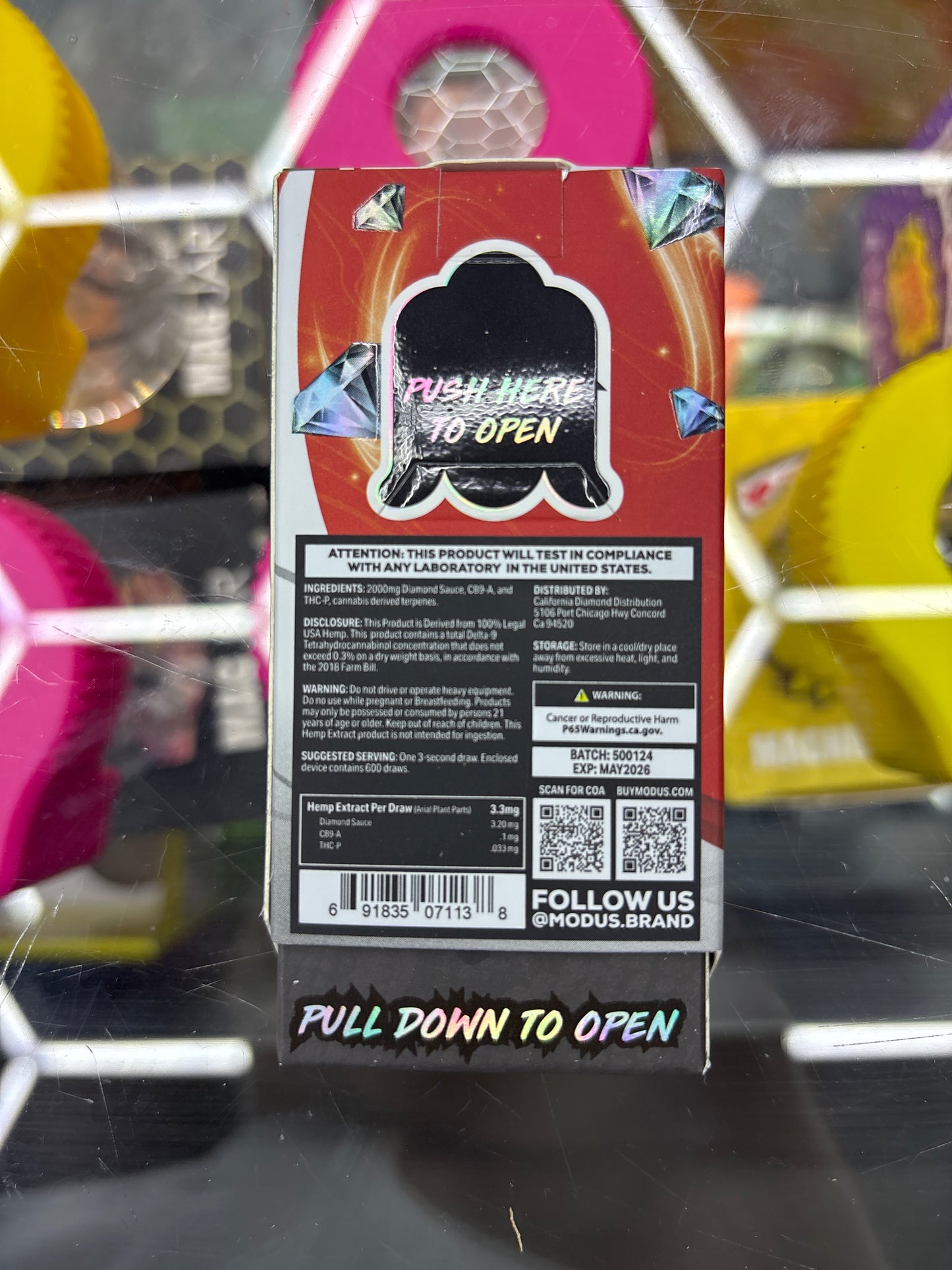 Modus platinum blend melted sherb hybrid 2g cartridge