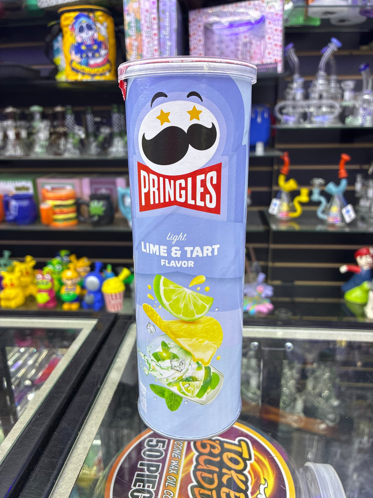 Pringles light lime & tart flavor