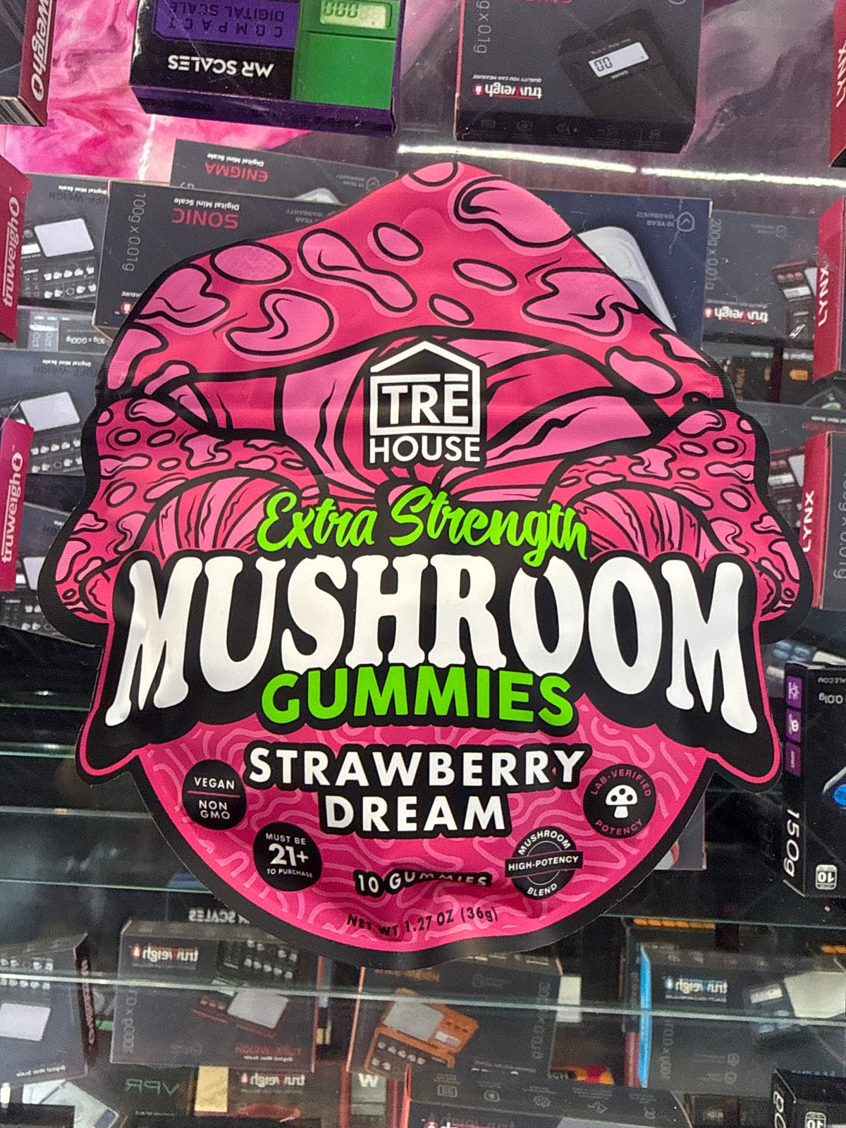 TRE House Extra Strength Mushroom Gummies Strawberry Dream 10 pack
