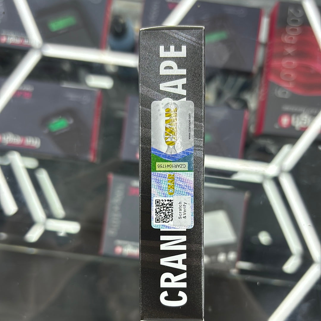 Czar cranberry grape, 9000 puffs