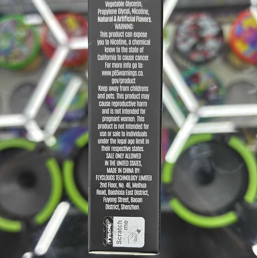 Tyson, round 2 mint berry, 7500 hits