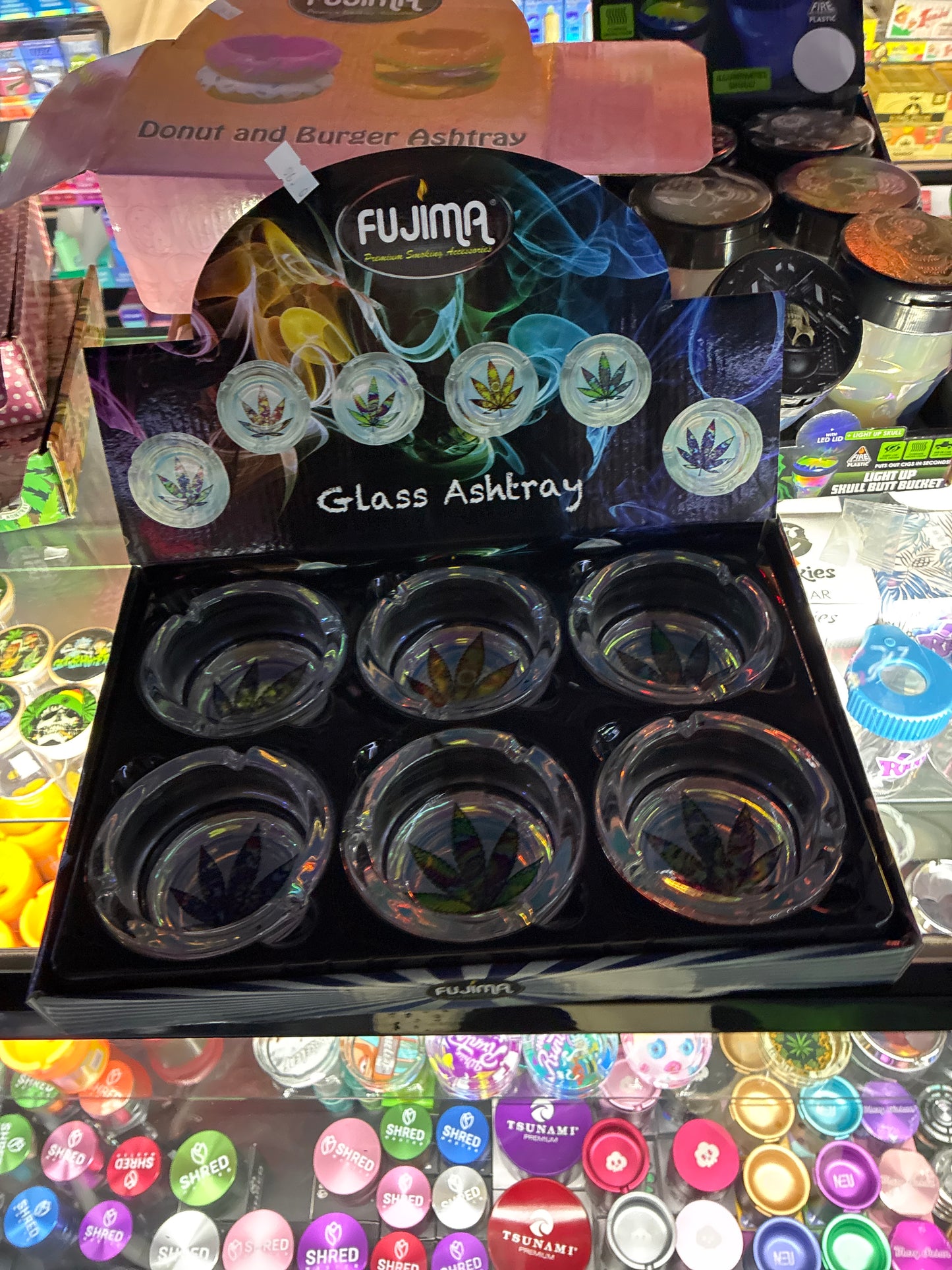 Fujima  glass ashtray