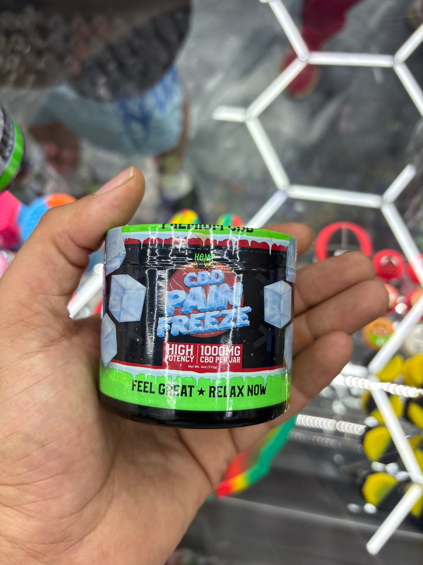 Hemp bomb CBD pain freeze high potency 1000 MG