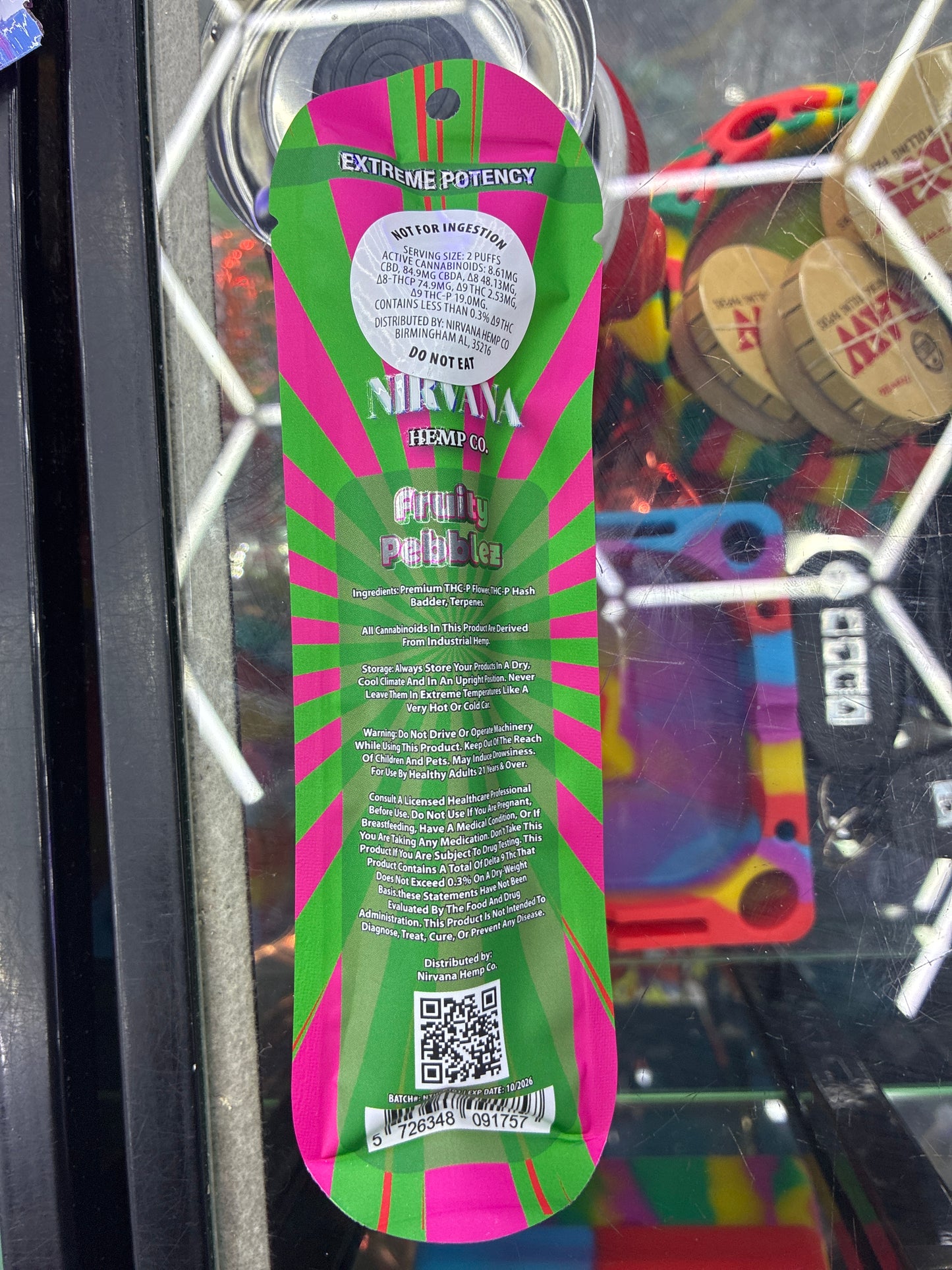 Nirvana thcp hash hole fruity pebbles sativa 2.5g