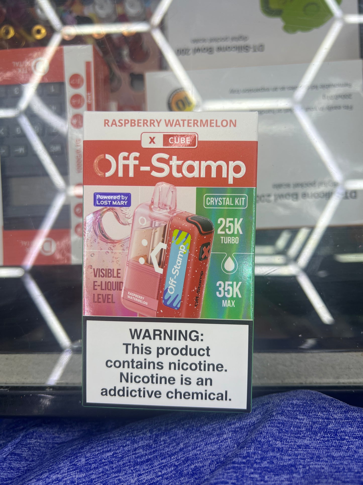Off stamp classic x cube crystal kit 25K raspberry watermelon