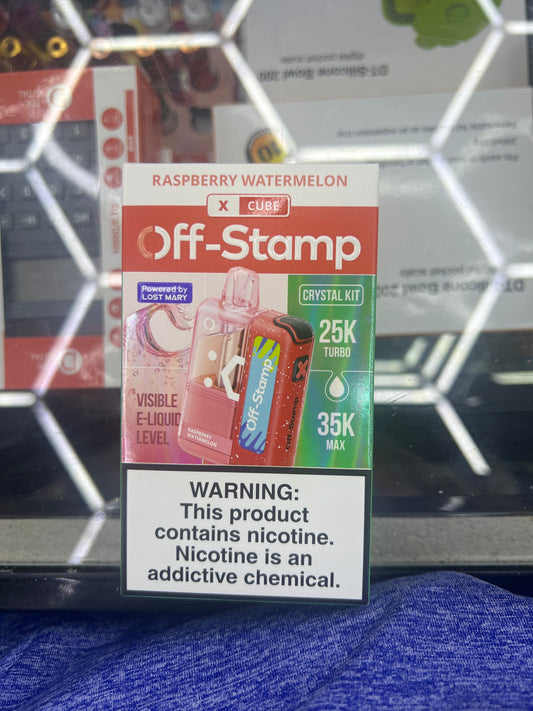 Off stamp classic x cube crystal kit 25K raspberry watermelon