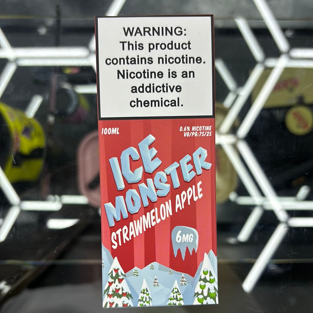 Ice monster, strawmelon apple 6MG
