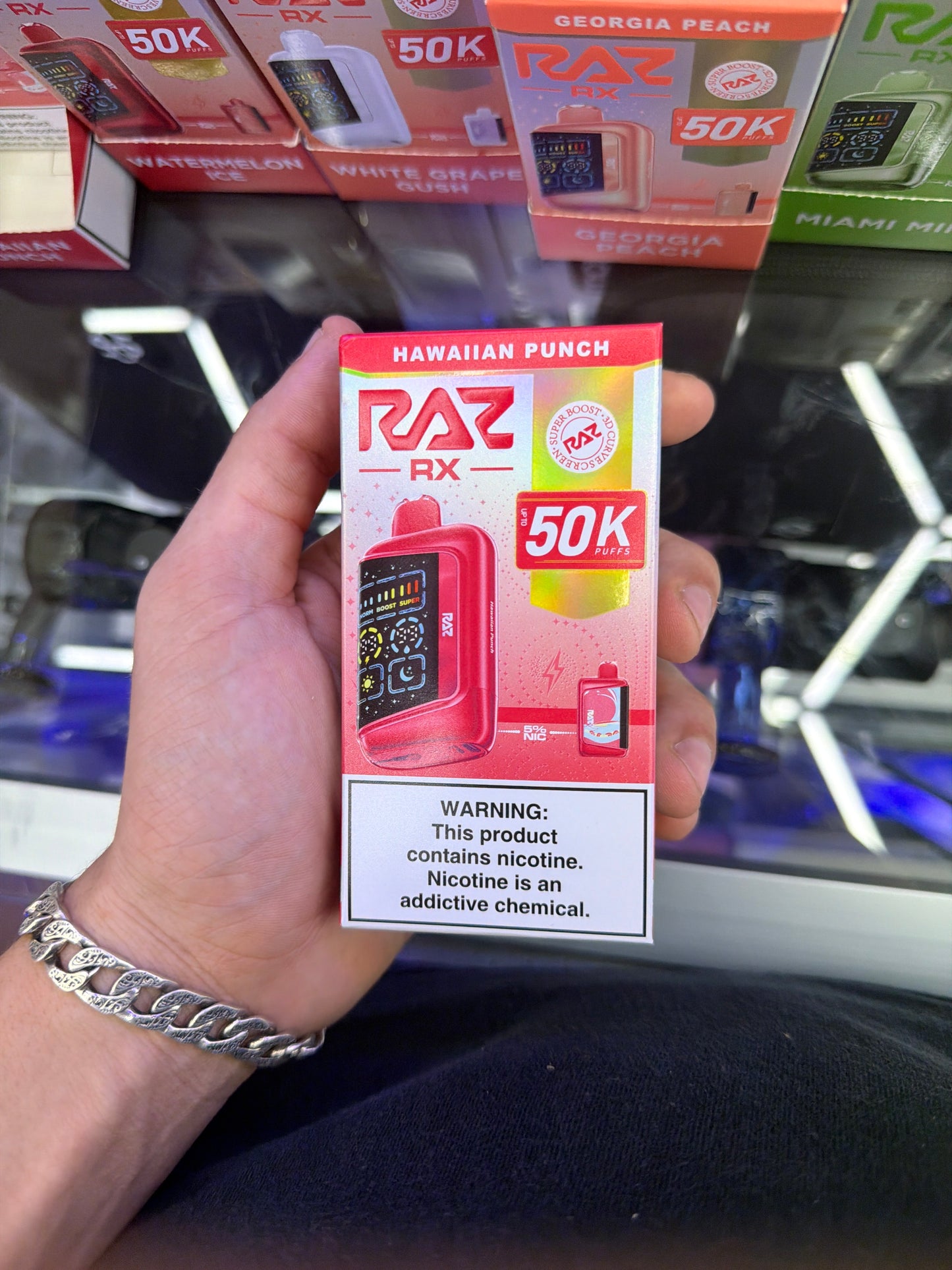 Raz Rx 50k Puffs Hawaiian Punch