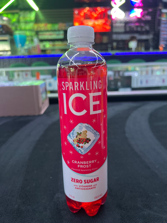 Sparkling ice 17floz cranberry frost
