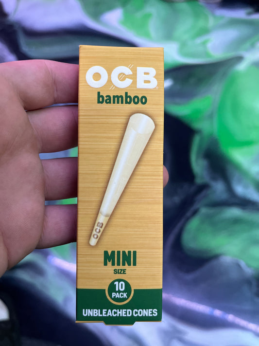 OCB bamboo mini cones 10 pack