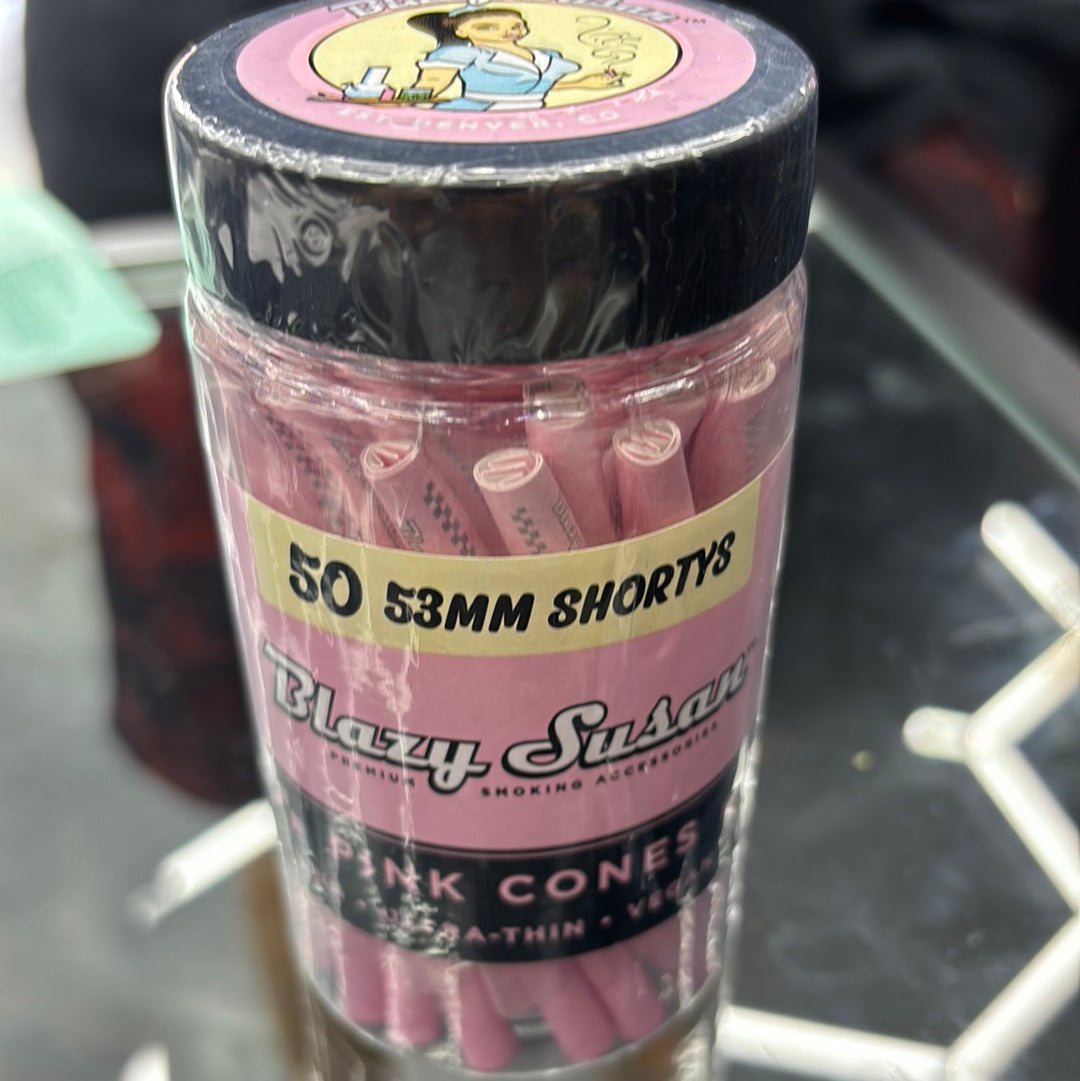 Blaze susan 50cones pink cones, 53mm shortys cones