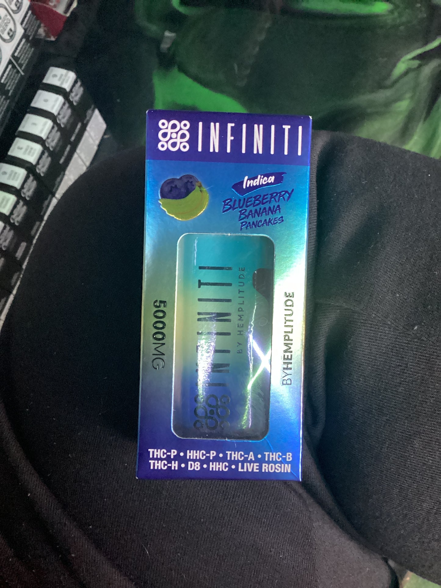 Infinity blueberry banana pancakes Indica 5000 mg