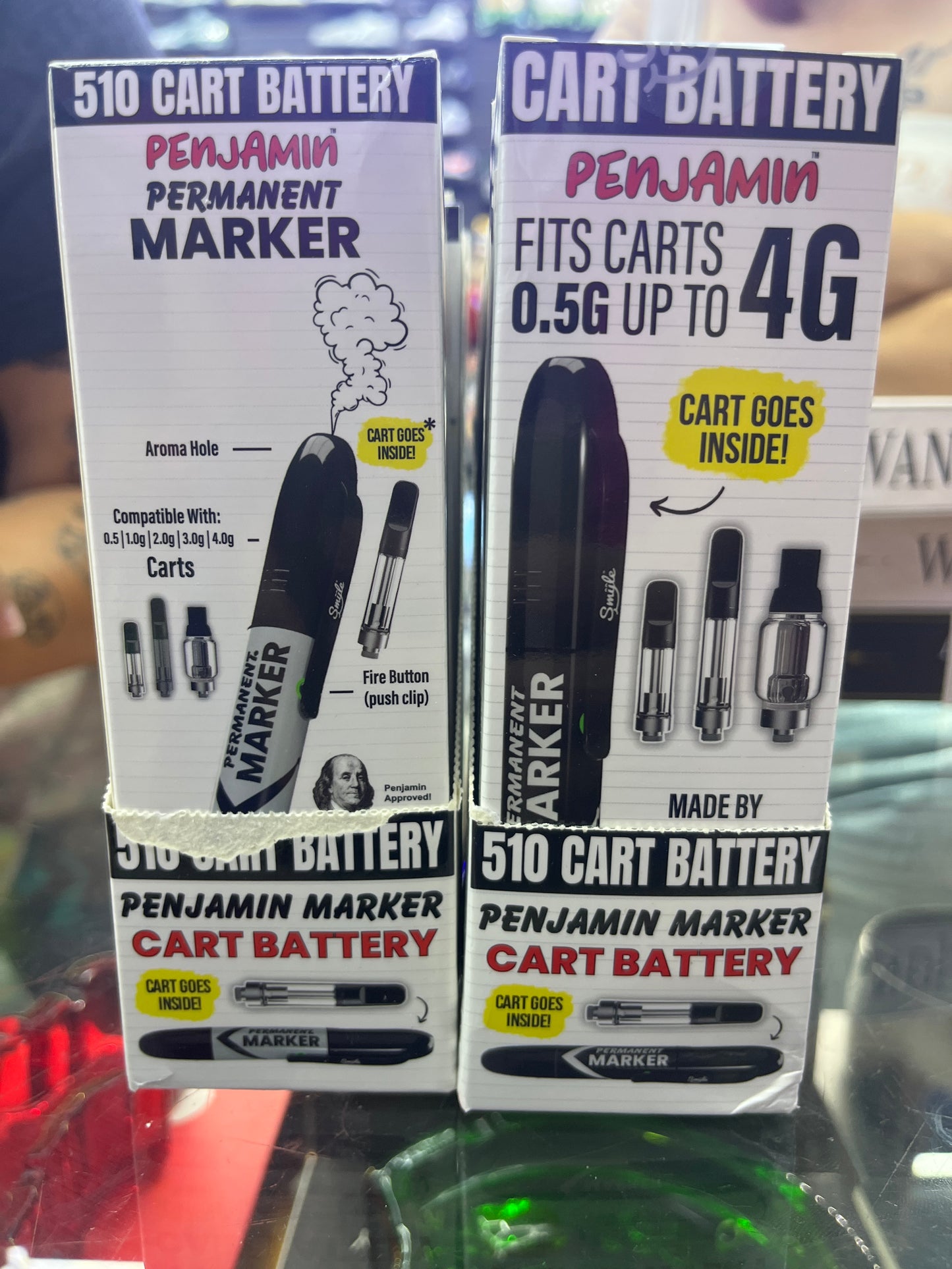 Permanent marker 510 cart battery