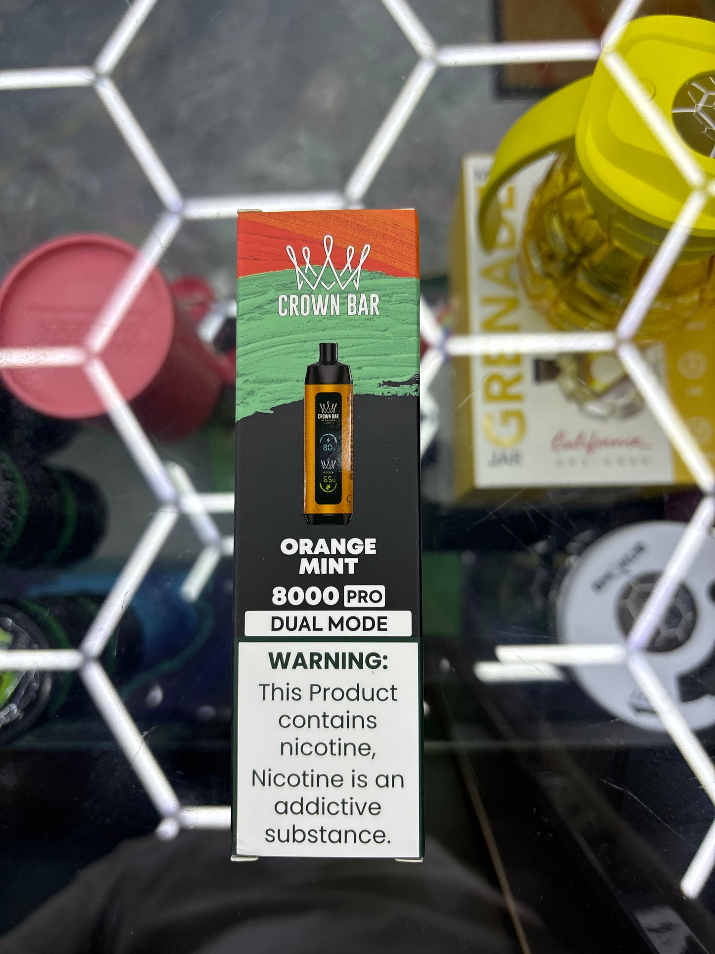 Al fakher crown Orange mint 8000puffs