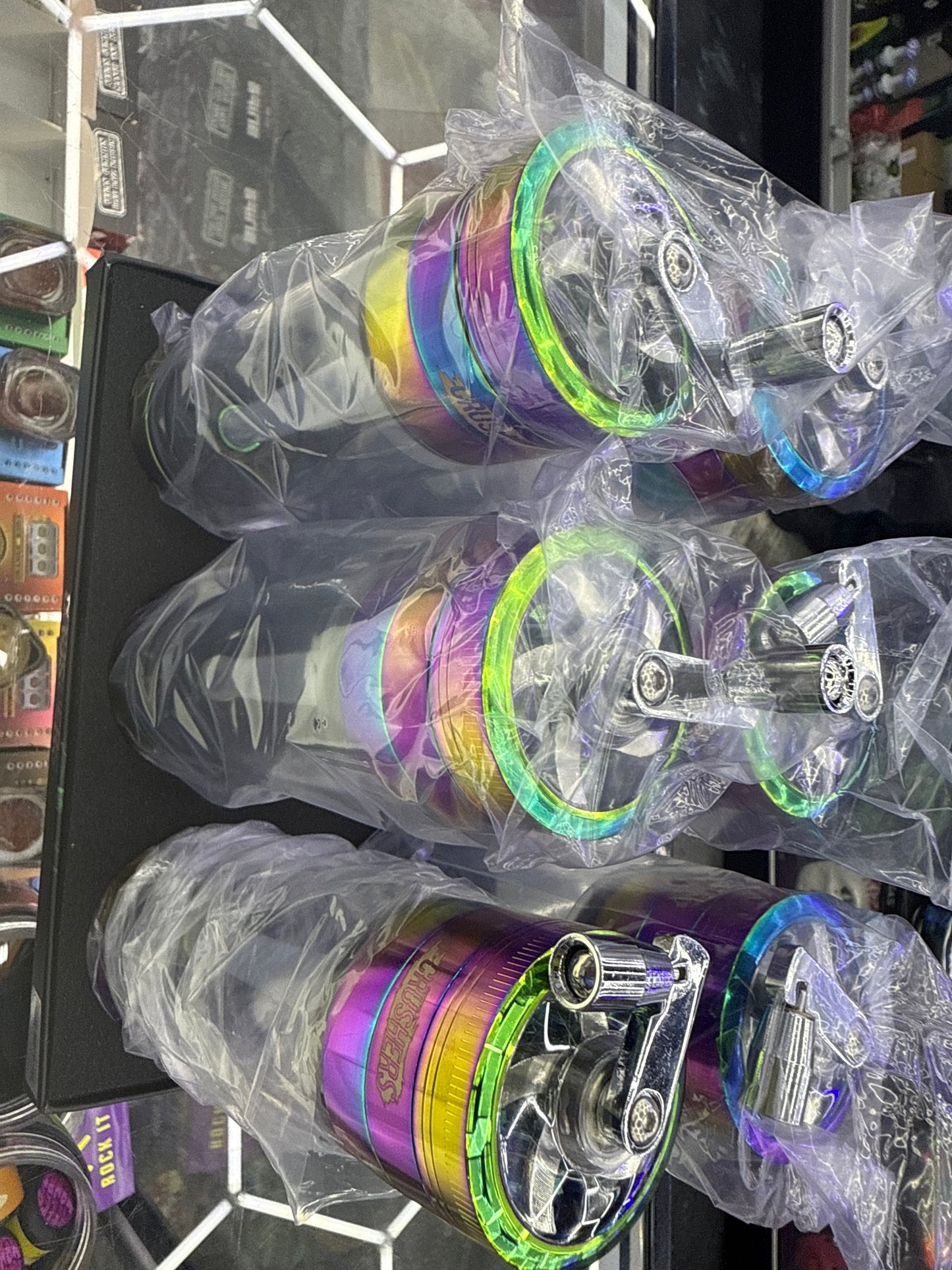 Crusher grinder cone filler with handle top