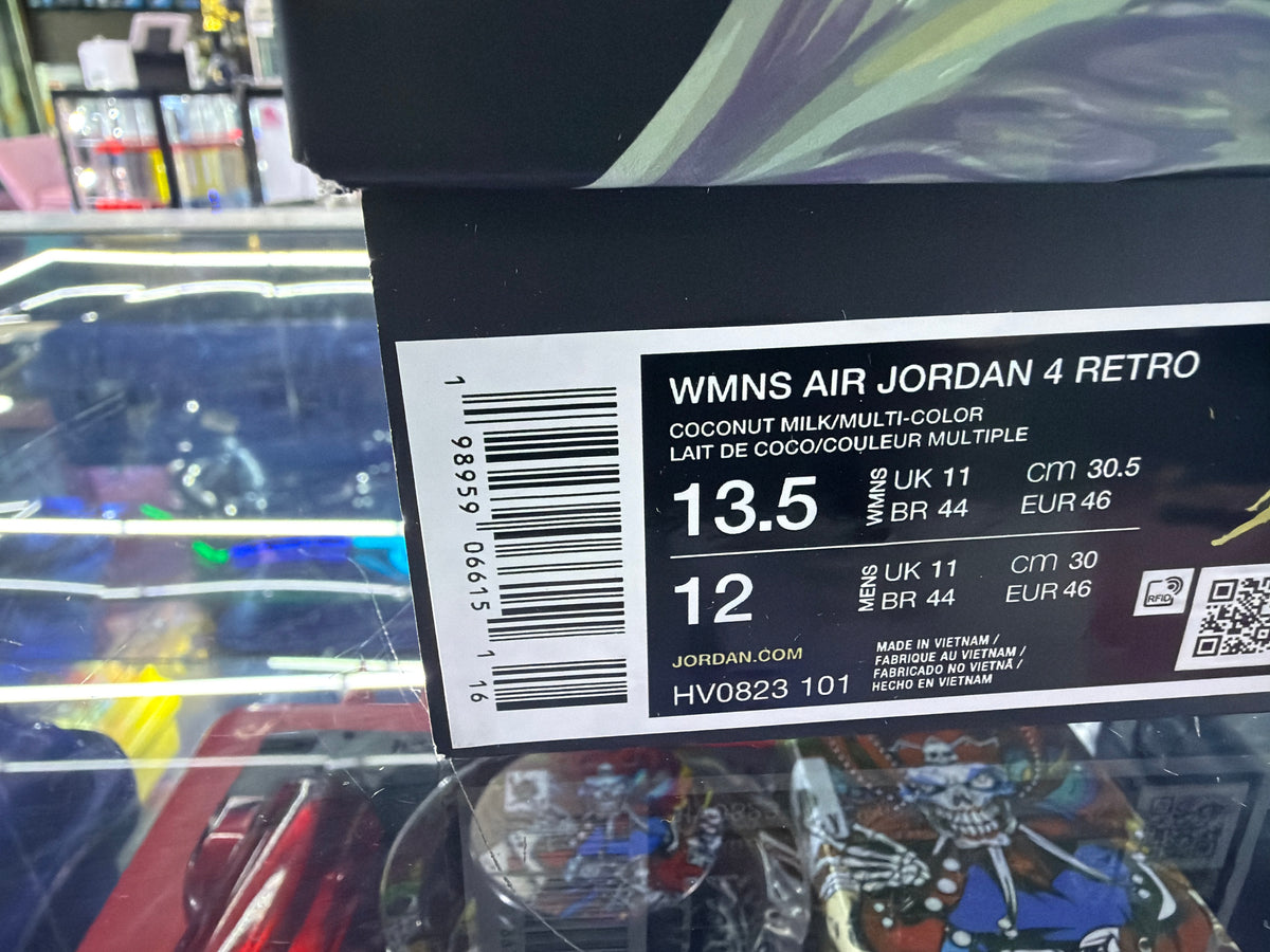 Jordan 4 Retro Birds Of Paradise Size 13.5