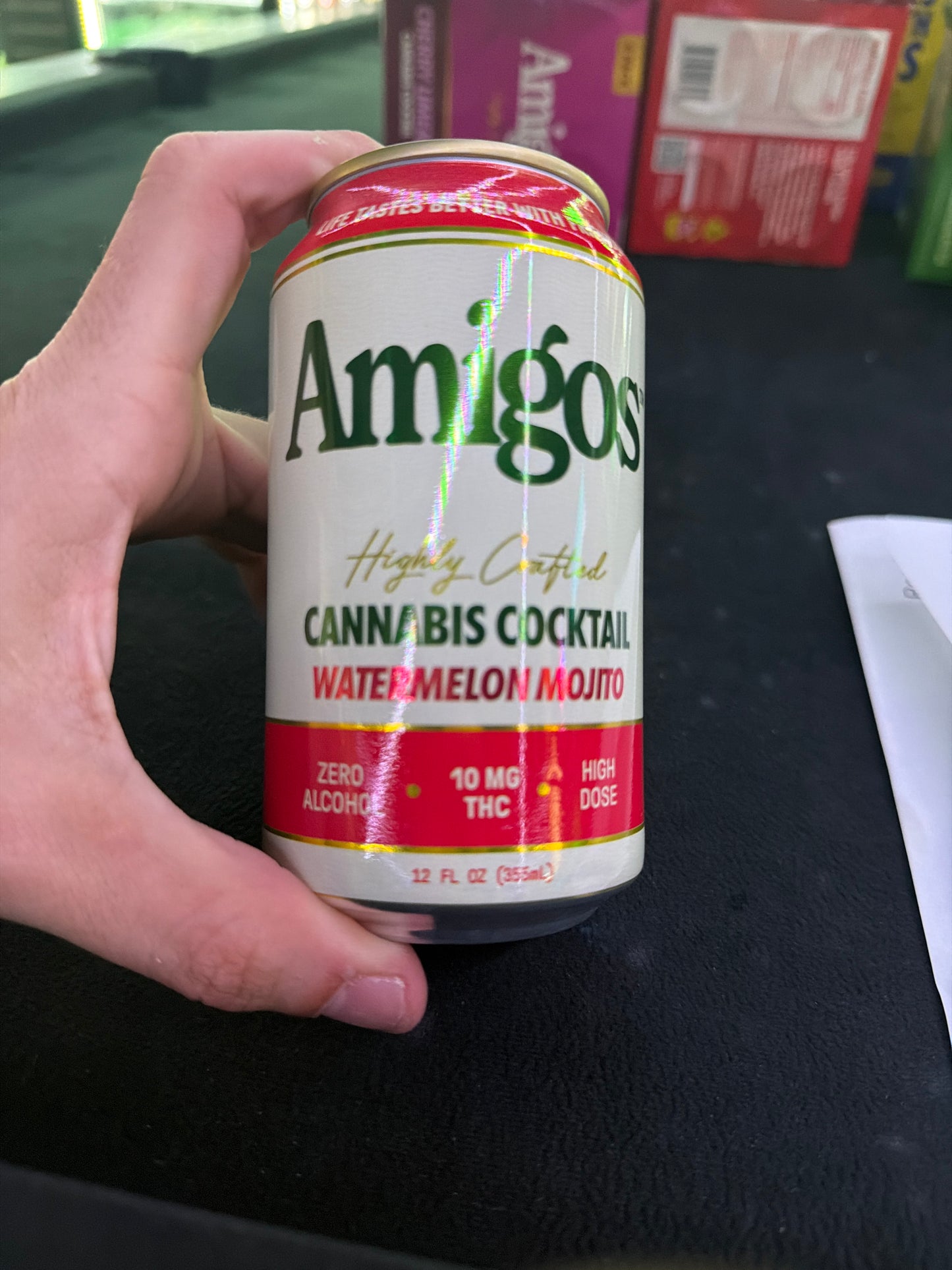 Amigos Cannabis Cocktail Watermelon Mojito 10mg 12fl
