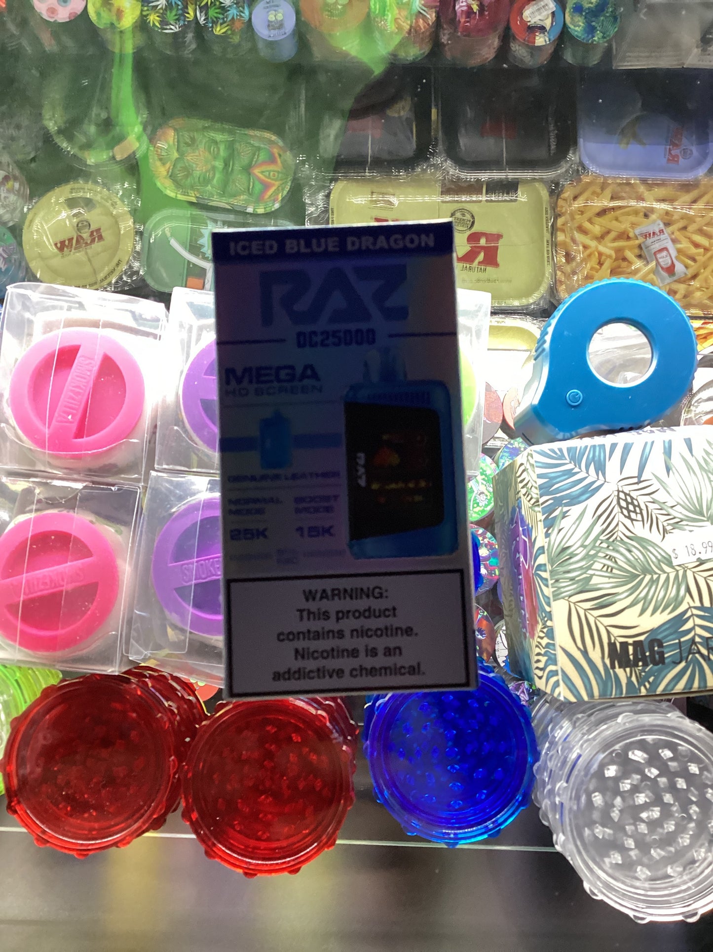 Raz dc25000 25k puffs iced blue dragon