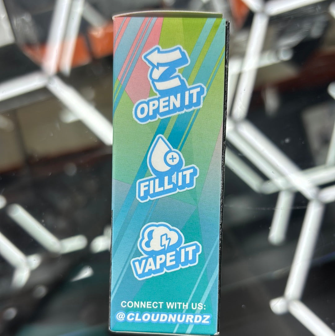 Cloudnurdz watermelon apple iced salts  50mg