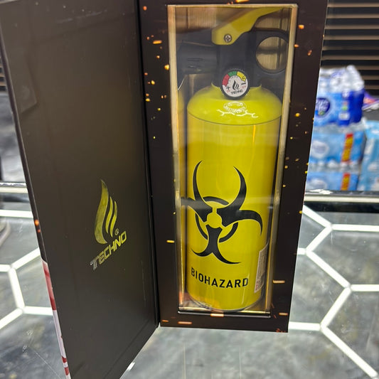 Extinguisher, torch, biohazard, design