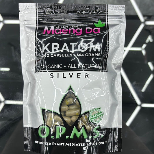 Opms maeng da kratom 240 capsules silver