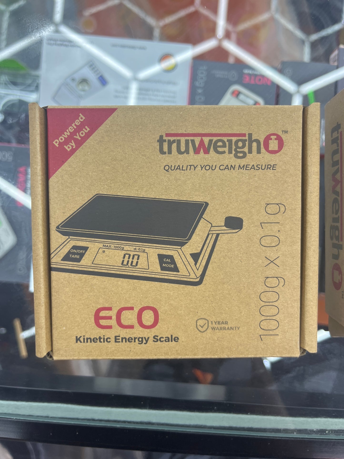 Truweigh eco kinetic scale 1000g x 0.1g white