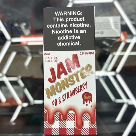 Jam, monster, PB, and strawberry 6MG