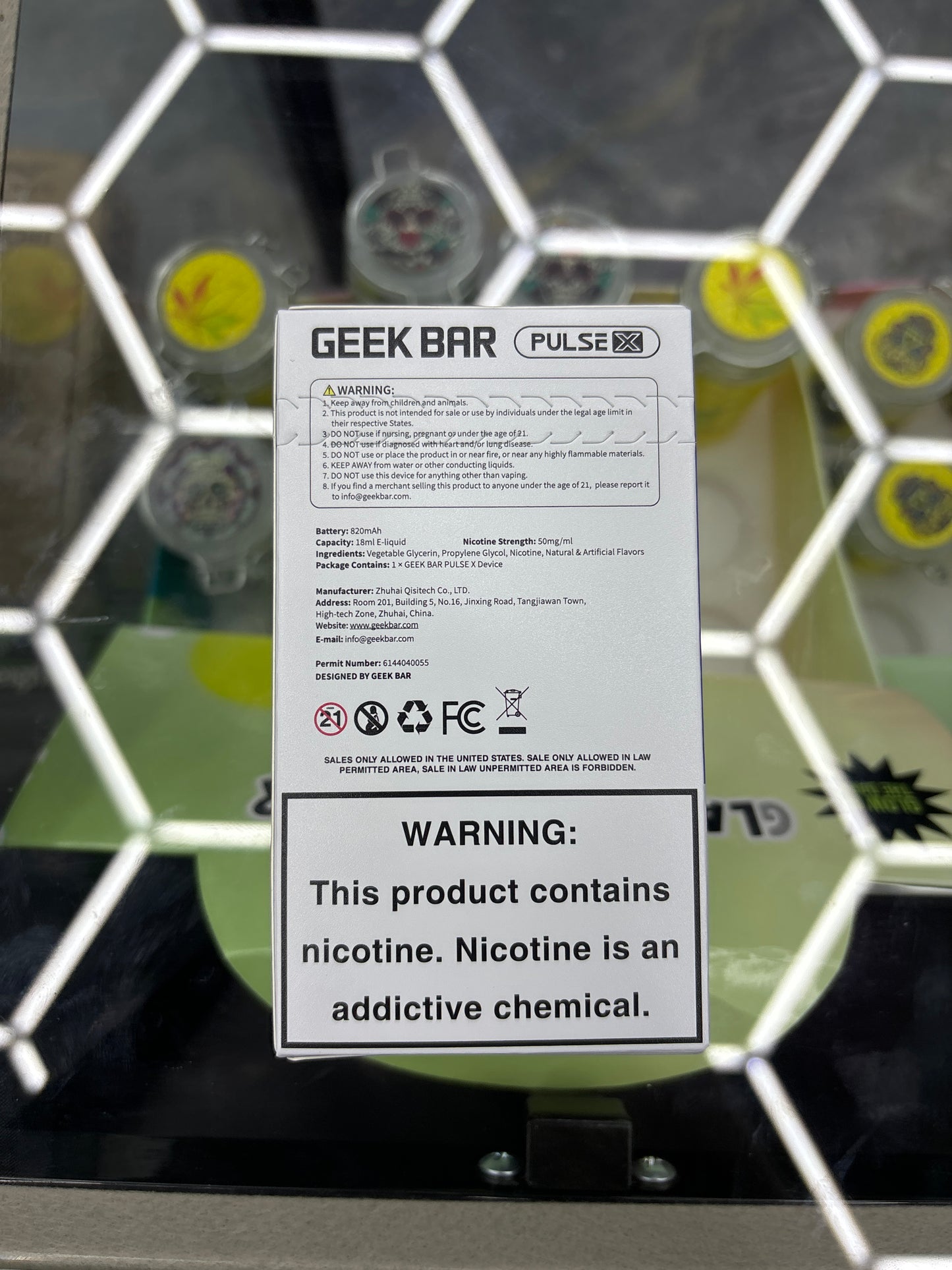 Geek bar pulse sour fcuking fab