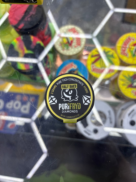 Half baked purified, diamonds lemon Kush hybrid