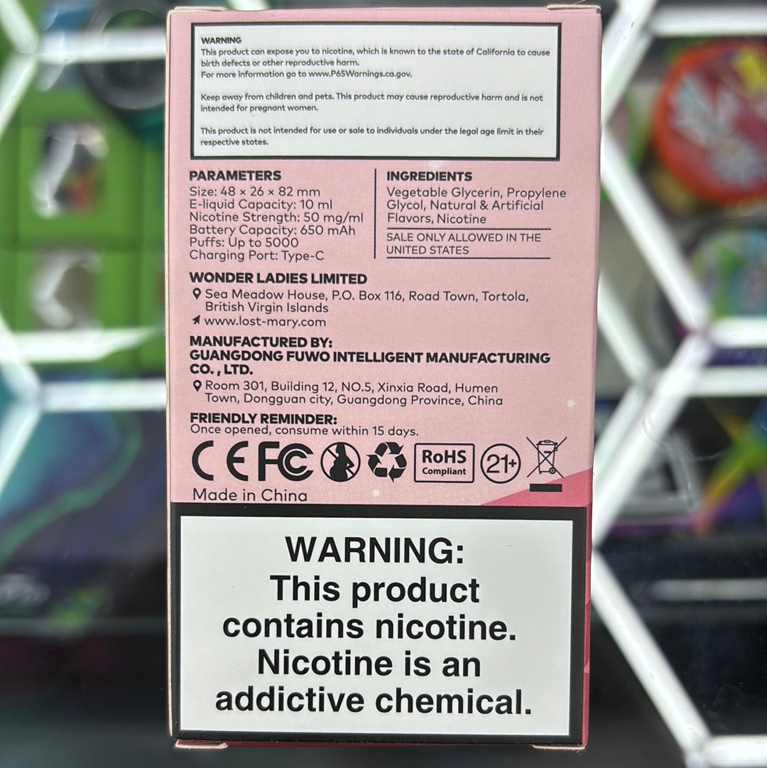 Lost Mary strawberry ice