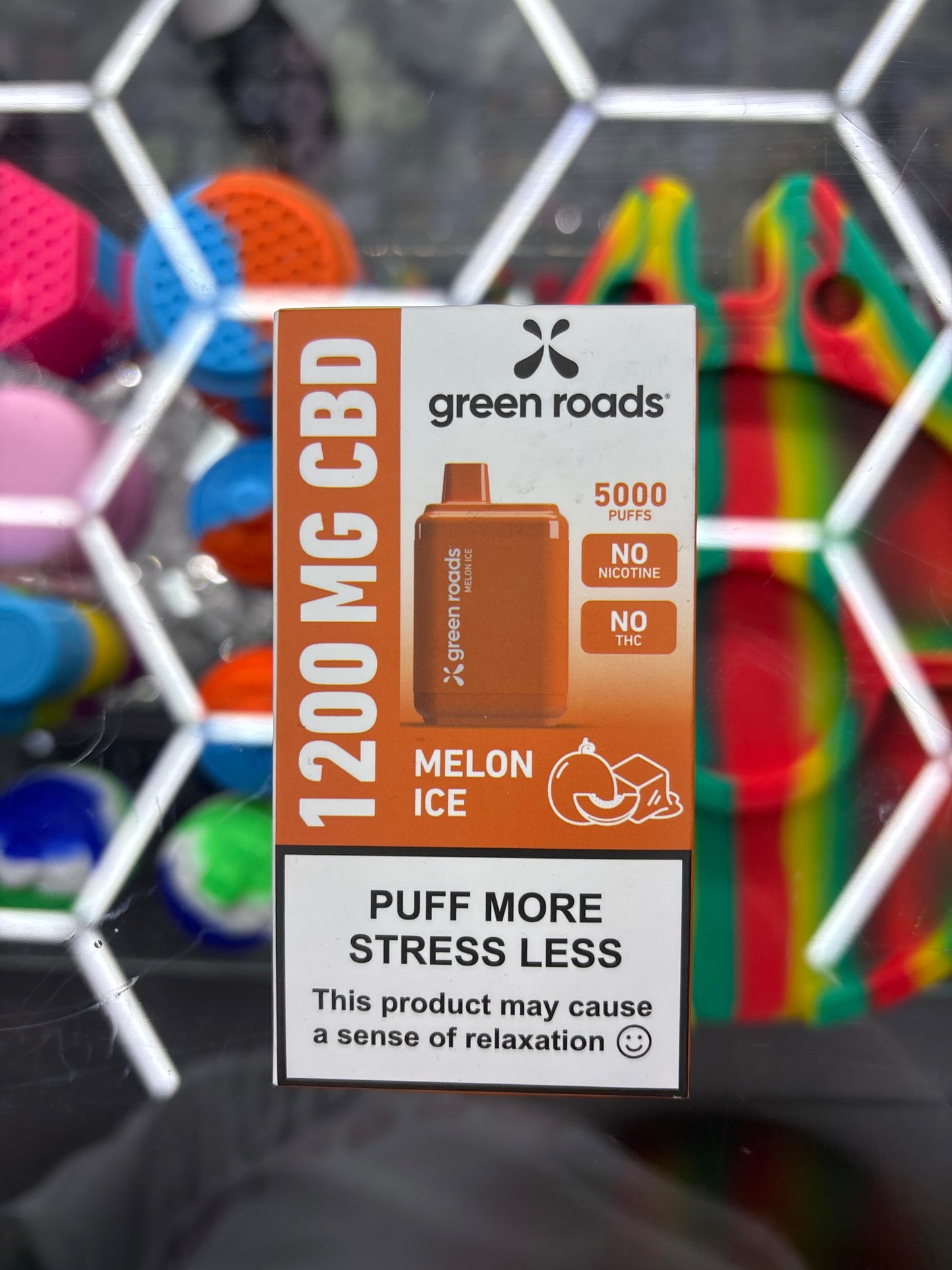 Green roads, 1200 MGCBD melon ice vape