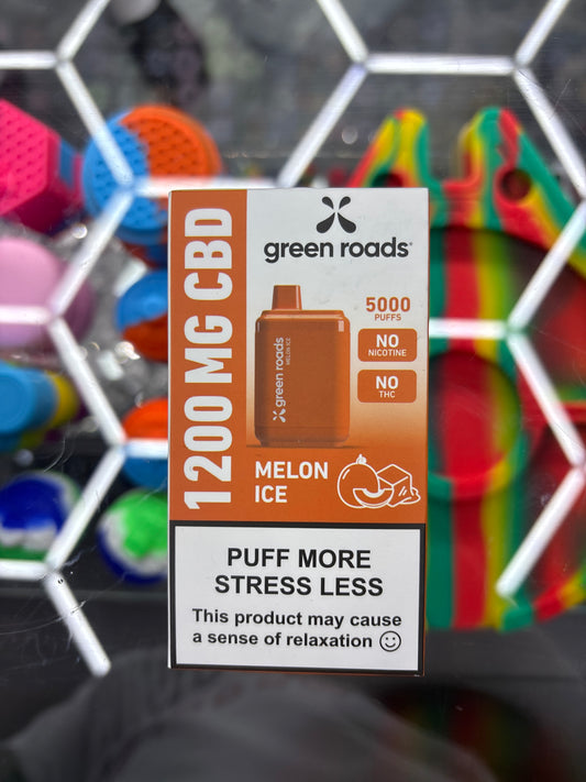 Green roads, 1200 MGCBD melon ice vape