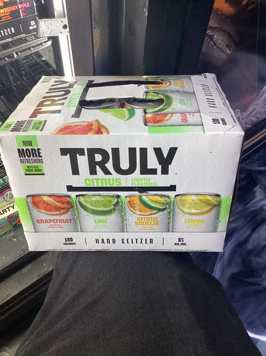 Truly citrus variety 12 pack cans 12oz