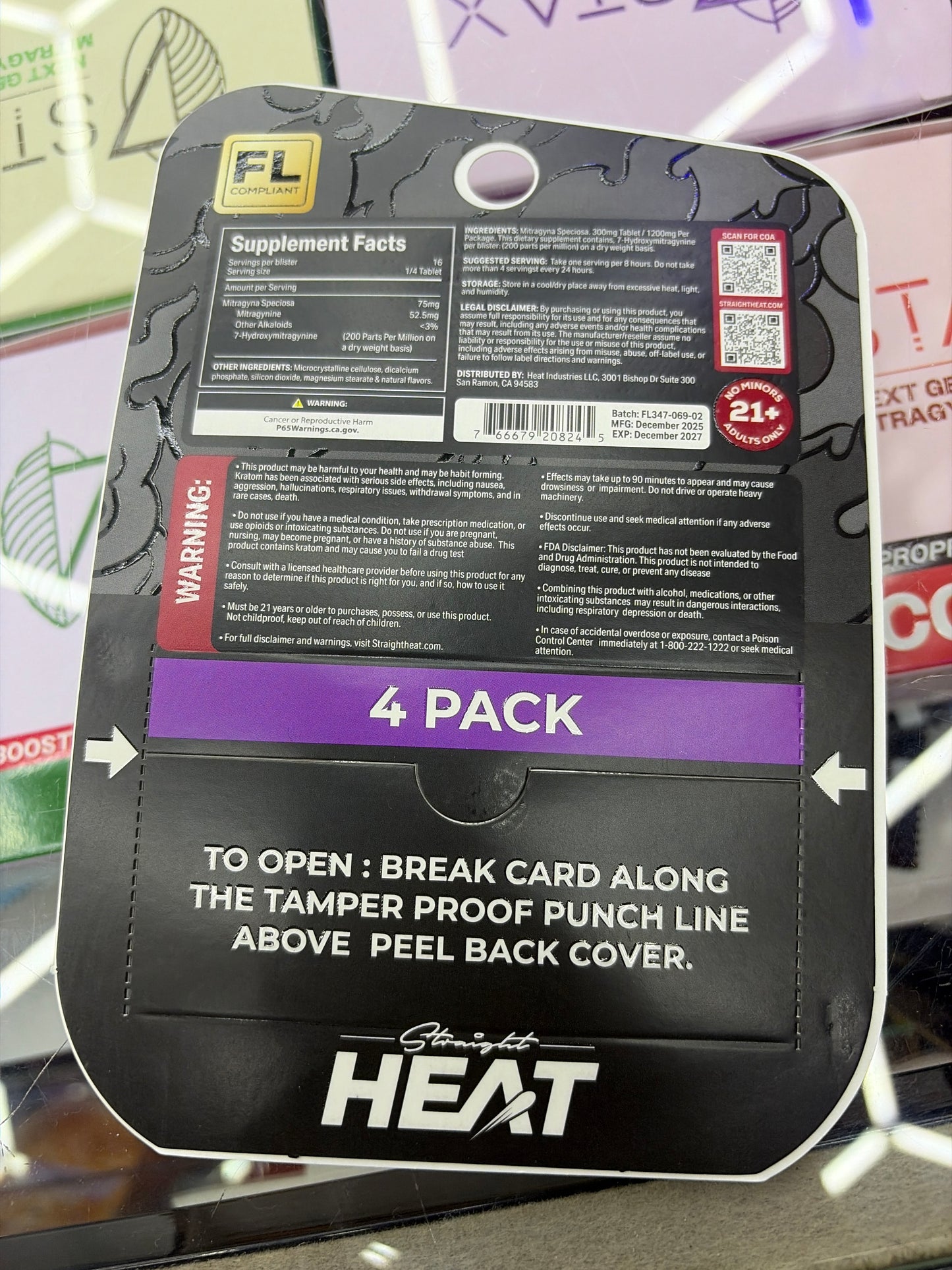 Heat full spectrum frosted grape 1200 mg
