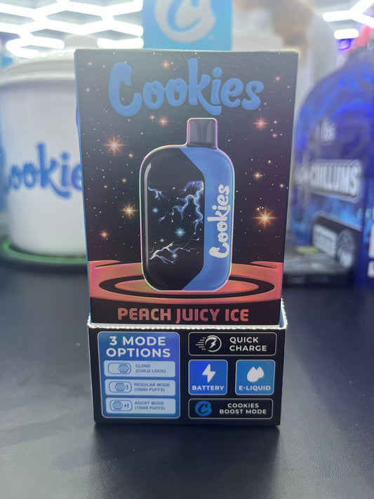 Cookies 30k puffs disposable juicy peach ice