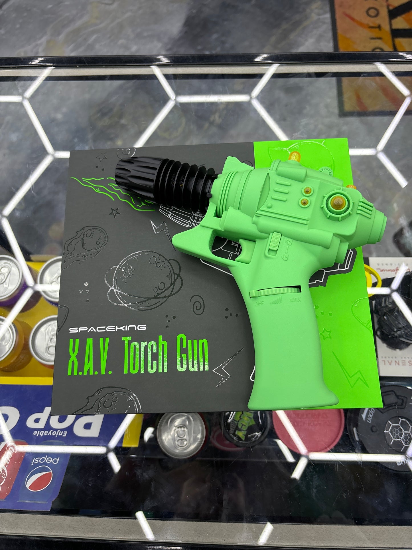 Space king XAV torch, gun green